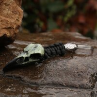 Viking Raven Skull Keychain “Hrafnkel”...