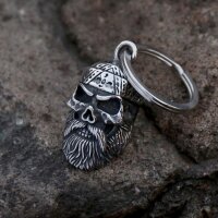 Viking Skull Keychain “Bjarki” – Norse...