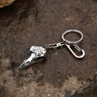 Viking Raven Skull Keychain “Hrafnvald”...