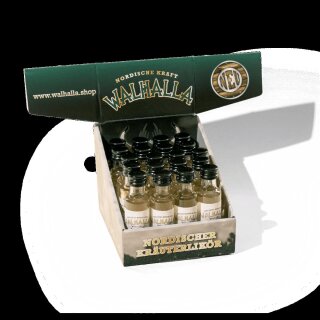 Walhalla Honig 20 x 2cl – Honiglikör Mini Shots Set (35%)