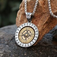 Vegvisir & Wikingerschild Anhänger...