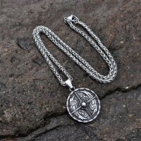 Raben Schild & Vegvisir Anhänger...