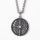 Raben Schild & Vegvisir Anhänger „Hrafnskjöld“ mit Zopfkette aus Edelstahl