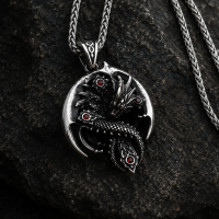 Drachenkreuz Anhänger „Myrkdreki“ mit...
