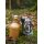 Hornbecher mit Holzboden und Valknut-Motiv Nr. 1