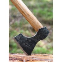 Wikinger-Axt aus Stahl, handgeschmiedet, Typ D