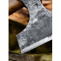 Wikinger-Axt aus Stahl, handgeschmiedet, Typ D
