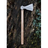 Wikinger-Axt aus Stahl, handgeschmiedet, Typ F