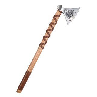 Cast Viking Axe Type M with Engraving