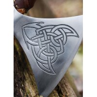 Cast Viking Axe Type M with Engraving