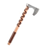 Wikinger-Axt aus Stahl, gegossen, Typ C, mit Gravur und...