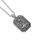 Thors Hammer Pendant “Hamar” with Runes and Stainless Steel Wheat Chain
