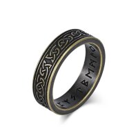 Runenring „Rúnar“ mit nordischem...
