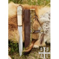 Viking Steel Knife with Wood and Bone Handle –...
