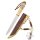 Viking Steel Knife with Wood and Bone Handle – Medieval Knife with Knotwork
