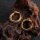 Dragon Earrings “Dreki” in Stainless Steel, Gold-Coloured