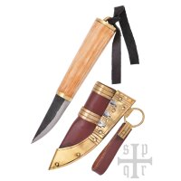 Small Viking Carbon Steel Knife – Fibula Knife with...