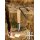 Kleines Wikinger-Messer aus Karbonstahl – Fibelmesser mit Holzgriff und Lederscheide