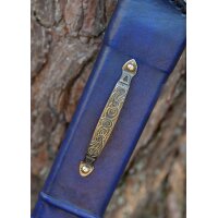 Petersen Type R Viking Sword – 10th Century, C60 Carbon Steel with Leather Sheath