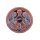 Viking Round Shield “RAVNIR” in Wood – Hugin & Munin with Triskele and Rawhide Rim