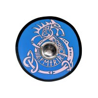 Wikinger-Rundschild „FENRIR“ aus Holz –...