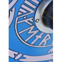 Viking Round Shield “FENRIR” in Wood – Hand-Painted Fenris Wolf and Runes