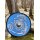 Viking Round Shield “FENRIR” in Wood – Hand-Painted Fenris Wolf and Runes