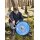 Viking Round Shield “FENRIR” in Wood – Hand-Painted Fenris Wolf and Runes
