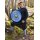 Viking Round Shield “FENRIR” in Wood – Hand-Painted Fenris Wolf and Runes