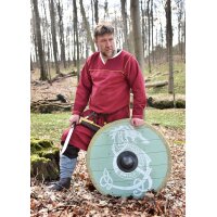 Viking Round Shield “FENRIS” – with Fenris Wolf and Runes