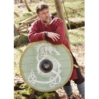 Viking Round Shield “FENRIS” – with Fenris Wolf and Runes