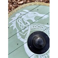 Viking Round Shield “FENRIS” – with Fenris Wolf and Runes