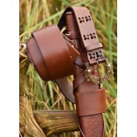 Sword Scabbard “ASKEL” – with Leather Belt and Bronze Buckle
