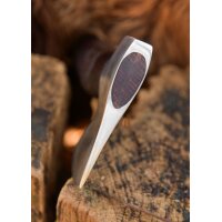 Viking Hand Axe “MJÖLNIR” – Decorated with Bone End Cap