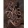 Viking Sword Scabbard Chape “LINDORM” – Bronze, Serpent Motif