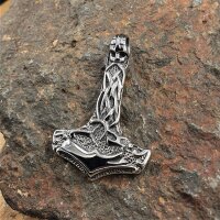 Thors Hammer Anhänger "Erik" aus Edelstahl