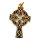 Keltenkreuz Anhänger mit keltischen Knoten, aus Bronze
