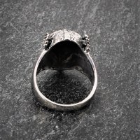 Ring eines gallischen H&auml;uplings &quot;Vercingetorix&quot; aus Edelstahl
