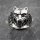 Wolf Ring "Fenris" aus Edelstahl 55 (17,5) / 7 US
