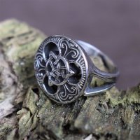 Keltischer Ring "Trigueta" aus Edelstahl 60 (19,0) / 9 US