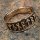 Wikinger Ring mit Runen "Futhark" aus Bronze 50 (15,9) / 5,3 US