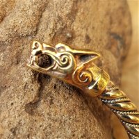"SKALLI" Wikinger Wolf Armband aus Bronze
