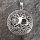 Weltenbaum Anhänger "LUNASOL" mit Mond & Sonne, aus Silber