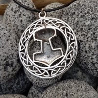Thors Hammer Anhänger "AEGIR" aus Silber