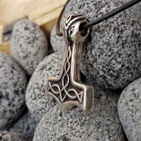 Thors Hammer Anhänger "BALDER" aus Silber