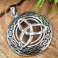 Keltischer Knoten Anhänger "LAGERTHA" aus Silber