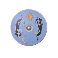 Wikinger-Rundschild „HATI“ – bemalt mit...