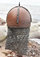 Der Gjermundbu Helm mit vernieteter Brünne, 2 mm Stahl