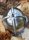 Wikinger Brillenhelm "BJÖRN", mit Kettenbrünne, 2 mm Stahl