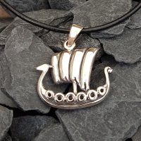 Drachenschiff Anh&auml;nger aus 925er Sterling Silber